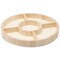 DIY Round Wooden Divided Serving Tray, Multiple Sizes, 5 Sections for Party | Woodpeckers